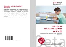 Bookcover of Alexander Konstantinowitsch Woronski