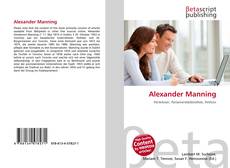 Portada del libro de Alexander Manning