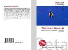 Buchcover von Acanthurus Japonicus