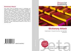 Bookcover of Dictionary Attack