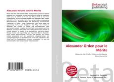 Обложка Alexander Orden pour le Mérite