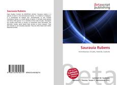 Bookcover of Saurauia Rubens