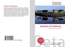 Capa do livro de Ranchos of California 