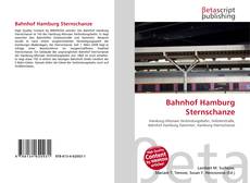 Bahnhof Hamburg Sternschanze kitap kapağı