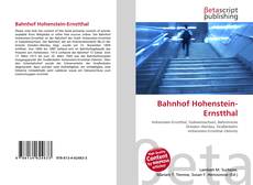 Couverture de Bahnhof Hohenstein-Ernstthal