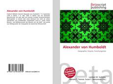 Bookcover of Alexander von Humboldt