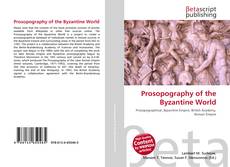 Обложка Prosopography of the Byzantine World