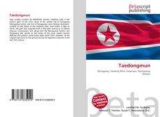 Capa do livro de Taedongmun 