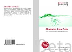 Alexandru Ioan Cuza kitap kapağı