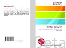 Buchcover von Viktor Dubynin