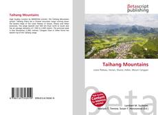 Bookcover of Taihang Mountains