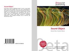Buchcover von Sound Object