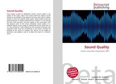 Buchcover von Sound Quality