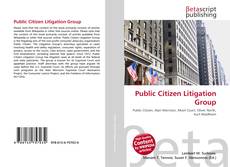 Public Citizen Litigation Group的封面