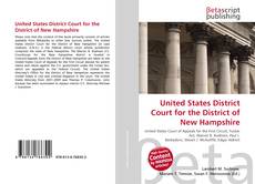 United States District Court for the District of New Hampshire的封面