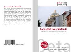 Portada del libro de Bahnsdorf (Neu-Seeland)