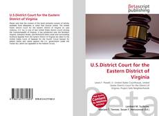 U.S.District Court for the Eastern District of Virginia kitap kapağı