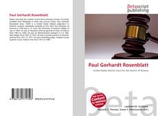 Portada del libro de Paul Gerhardt Rosenblatt