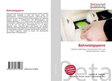 Bahnsteigsperre kitap kapağı
