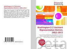 Обложка Washington-3-3 Vermont Representative District, 2002–2012