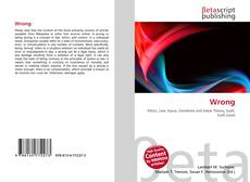 Capa do livro de Wrong 