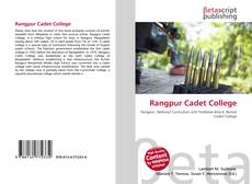 Rangpur Cadet College kitap kapağı