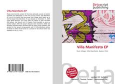 Capa do livro de Villa Manifesto EP 