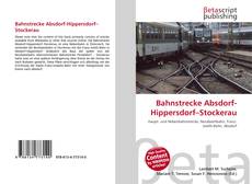 Capa do livro de Bahnstrecke Absdorf-Hippersdorf–Stockerau 