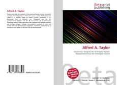 Capa do livro de Alfred A. Taylor 