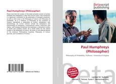 Capa do livro de Paul Humphreys (Philosopher) 