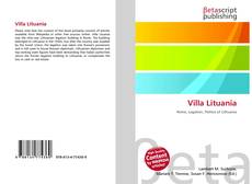 Capa do livro de Villa Lituania 