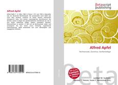 Alfred Apfel kitap kapağı