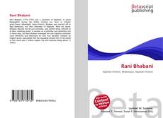 Bookcover of Rani Bhabani