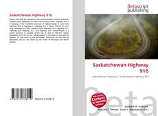 Capa do livro de Saskatchewan Highway 916 