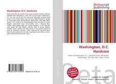 Capa do livro de Washington, D.C. Hardcore 