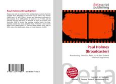 Buchcover von Paul Holmes (Broadcaster)