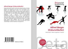 Capa do livro de Alfred Berger (Eiskunstläufer) 