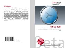 Portada del libro de Alfred Beth