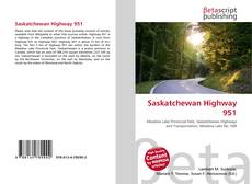 Capa do livro de Saskatchewan Highway 951 
