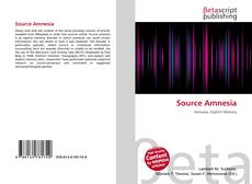 Capa do livro de Source Amnesia 