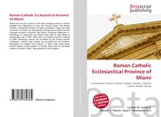 Capa do livro de Roman Catholic Ecclesiastical Province of Miami 
