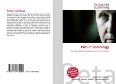 Capa do livro de Public Sociology 