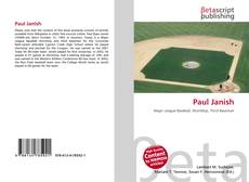 Capa do livro de Paul Janish 