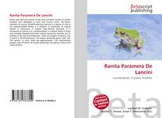 Capa do livro de Ranita Paramera De Lancini 