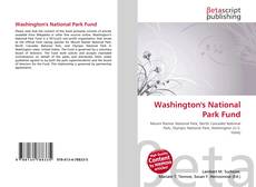 Capa do livro de Washington's National Park Fund 