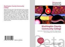 Capa do livro de Washington County Community College 