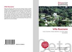 Capa do livro de Villa Rusciano 
