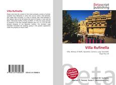Bookcover of Villa Rufinella