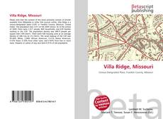 Bookcover of Villa Ridge, Missouri