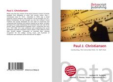 Bookcover of Paul J. Christiansen